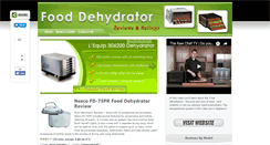 Desktop Screenshot of fooddehydrator-reviews.com